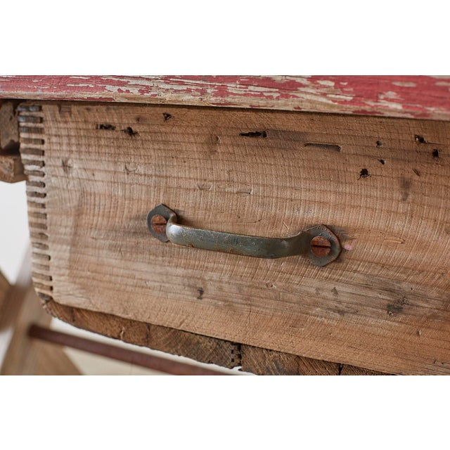 Rustic Pine Work Table or Gardening Table Chairish