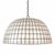 Capiz Shell Dome Chandelier Pendant Light For Sale - Image 10 of 13