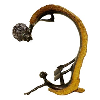 Diki Siderme, The Worthy Mother, France, 2016, Bronze For Sale