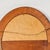 Large Antique Deep Wood Framed Oval Mirror With Gold Accent For Sale - Image 13 of 17