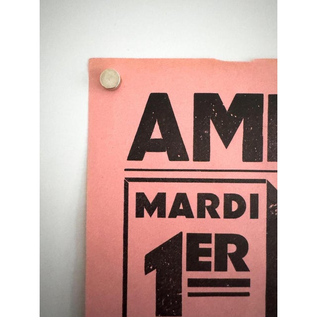 Gala De Catch Amiens Original Wrestling Poster, 1955 For Sale - Image 6 of 9