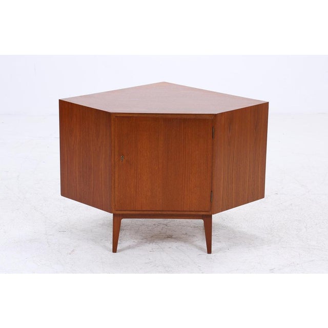 Vintage Corner Chest of Drawers in Teak, 1960s For Sale - Image 14 of 14
