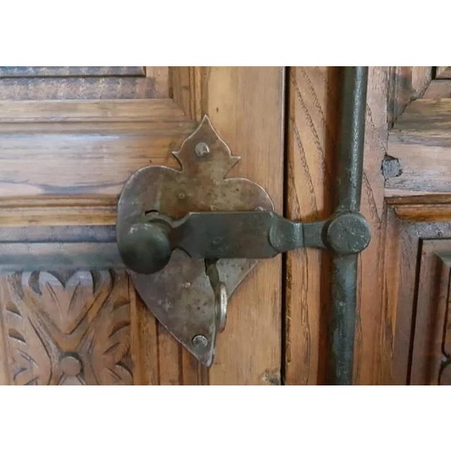Late 18th Century Late 18th Century Cupboard or Cabinet, Walnut, Castillian Influence, Spain Restored For Sale - Image 5 of 6