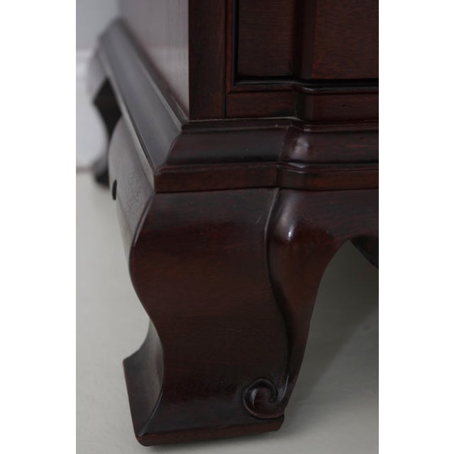 Brown Thomasville Mahogany Double Dome Top Secretary Desk For Sale - Image 8 of 18
