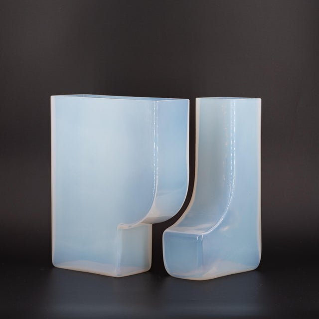 AVMazzega Double Vase in Murano Glass by Aldo Nason for Mazzega, 1970s For Sale - Image 4 of 18