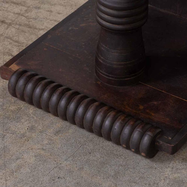 Pair of 1940s French Oak End Tables by Charles Dudouyt, Attributed For Sale - Image 11 of 15