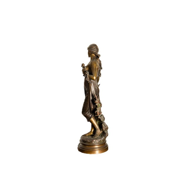 Edouard Drouot, Diana Sculpture, 19th Century, Bronze For Sale - Image 10 of 18