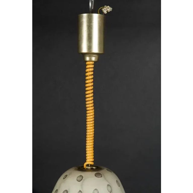 1960s Mid-Century Textured Pendant by Aloys Ferdinand Gangkofner for Peill & Putzler For Sale - Image 5 of 7