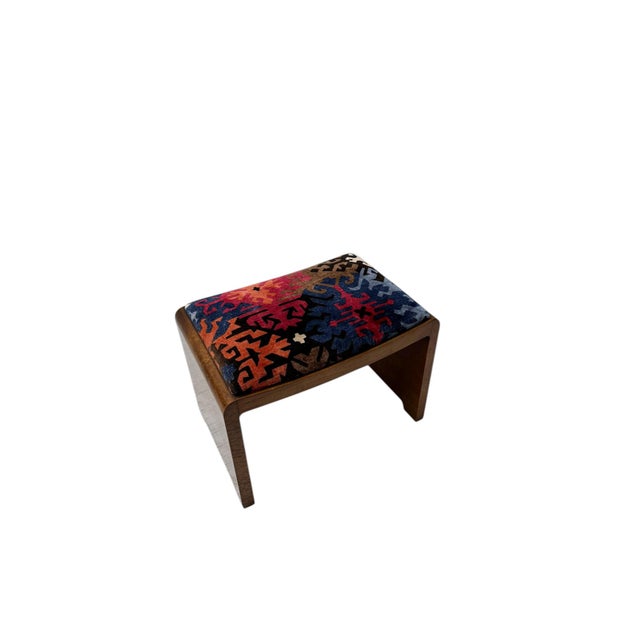 Art Deco Stool by De Coene Frères Kortrijk, 1930s For Sale - Image 3 of 10