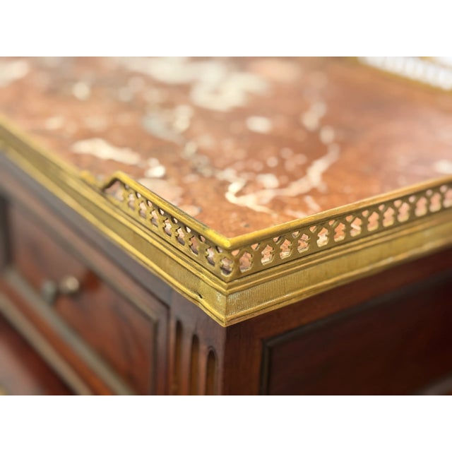 French Louis XVI Style Roll Top Desk For Sale - Image 15 of 18
