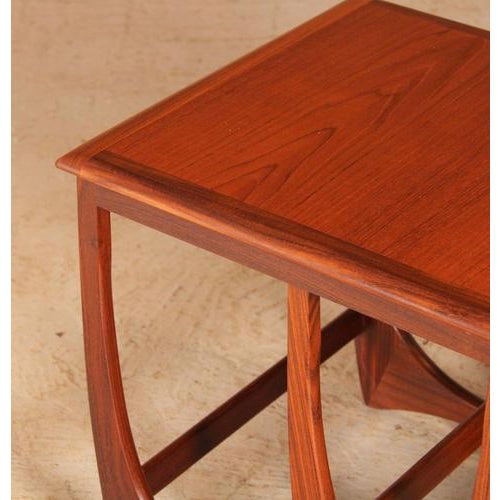 Mid-Century Astro Nesting Tables in Teak from G-Plan, 1960s, Set of 3 For Sale - Image 4 of 13