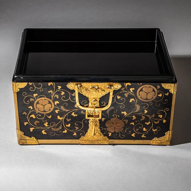Japanese Lacquer Chest For Sale - Image 4 of 11