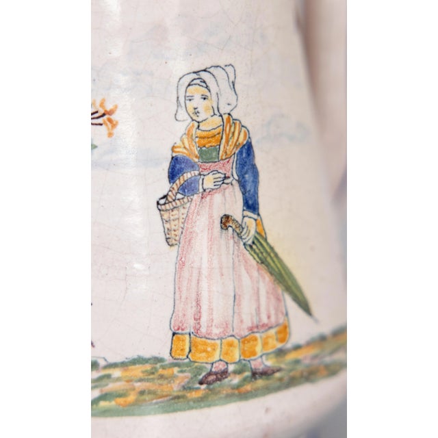 Blue 19th Century French Malicorne Faience Tea Pot For Sale - Image 8 of 10