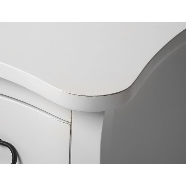 White Rochelle 2 Drawer Chest, White For Sale - Image 8 of 9