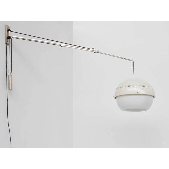 Large Swivel Counterweight Wall Lamp by Sergio Asti for Arredoluce, Italy, 1966 For Sale - Image 11 of 11