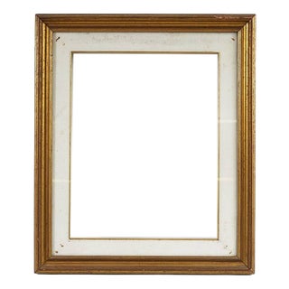 Antique Gold Frame in Wood For Sale