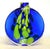 1974s Jan Gabrhel Chlum U Trebone Blue and Green Glass Vase Vessel Czech Republic For Sale - Image 10 of 10