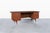 Monteverdi-Young 1960s Mid-Century Modern Walnut Executive Desk Attributed to Monteverdi Young For Sale - Image 4 of 12