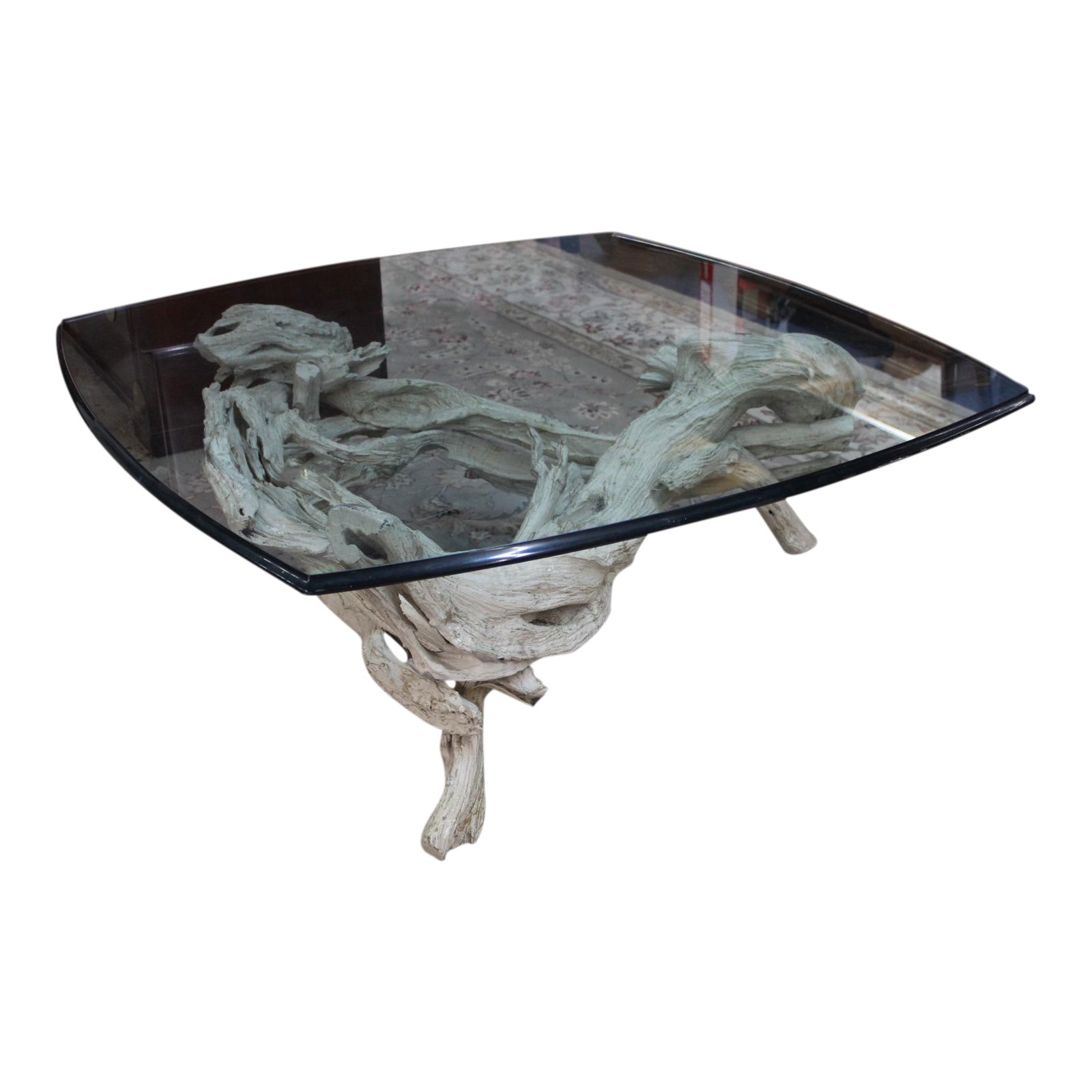 Mid Century Driftwood Coffee Table Chairish