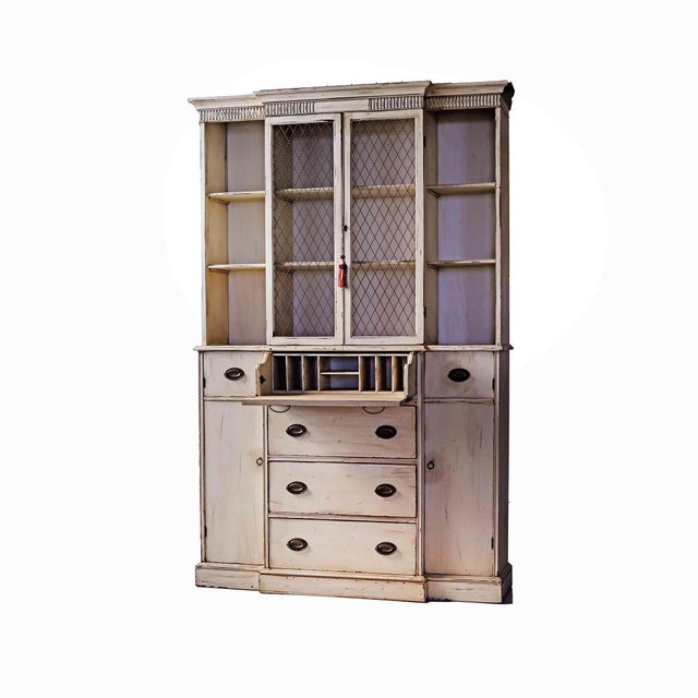 Vintage French Country Style Storage Cabinet For Sale In Providence - Image 6 of 7