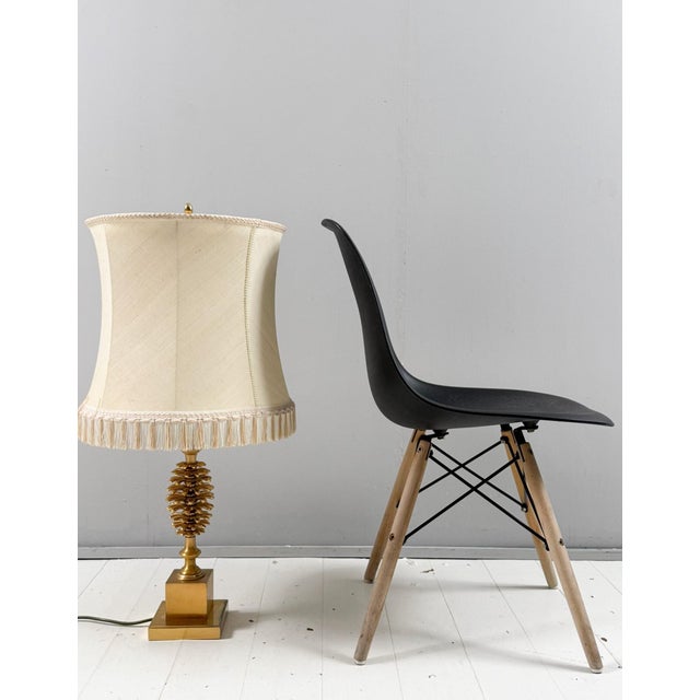 Mid-Century Modern Hollywood Regency Pine Cone Table Lamps from Maison Charles, France, 1970s, Set of 2 For Sale - Image 3 of 18