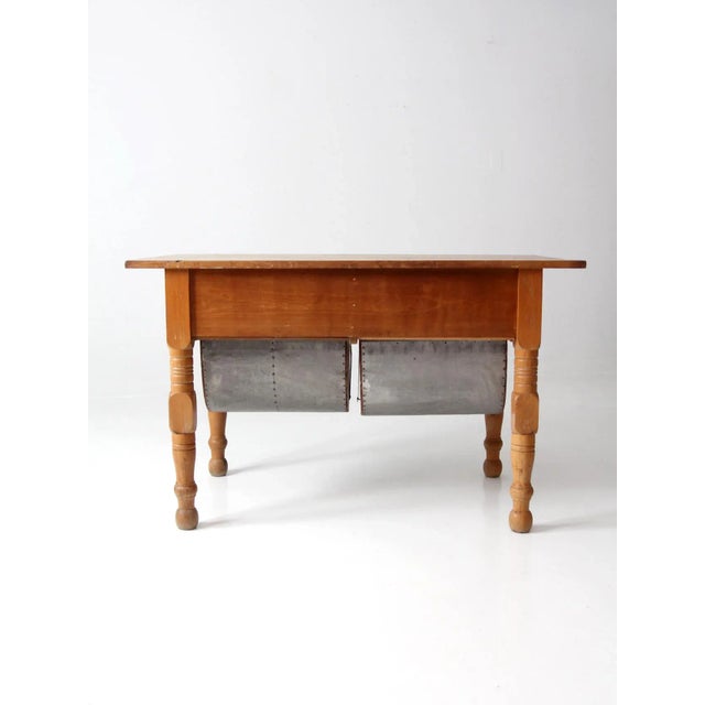 Antique Baker's Table For Sale - Image 10 of 13