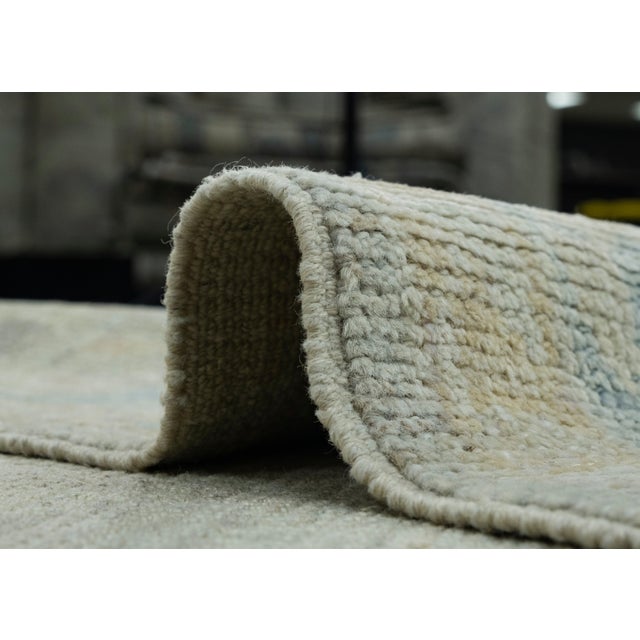 Textile Turkish Oushak Rug 5'4" x 6'9" #17243 For Sale - Image 7 of 8