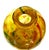 Yellow Mid 20th Century Tall Yellow Hand-Blown Glass Bottle in Murano Style For Sale - Image 8 of 17