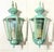 : Pair of Vintage Solid Brass Outdoor Wall Lanterns / 16” High For Sale - Image 10 of 15