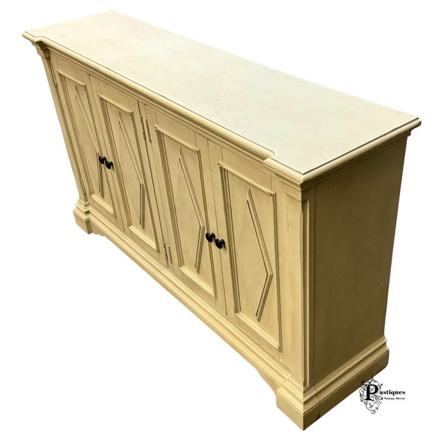 Vintage Hooker Rustic Farmhouse Style Media / Storage Cabinet For Sale In Greensboro - Image 6 of 12