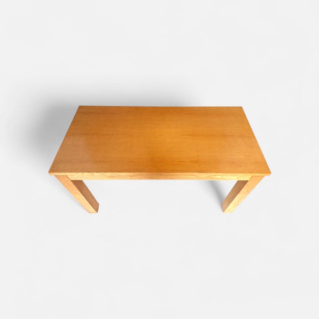 Dining table or writing desk made of beech wood in the 1960s. Given its size, the table is suitable for spaces such as...