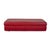 Vintage Leather Stool in Red For Sale - Image 9 of 10