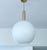 Large Vintage Glass Pendant Light from Doria, 1950s For Sale - Image 4 of 13