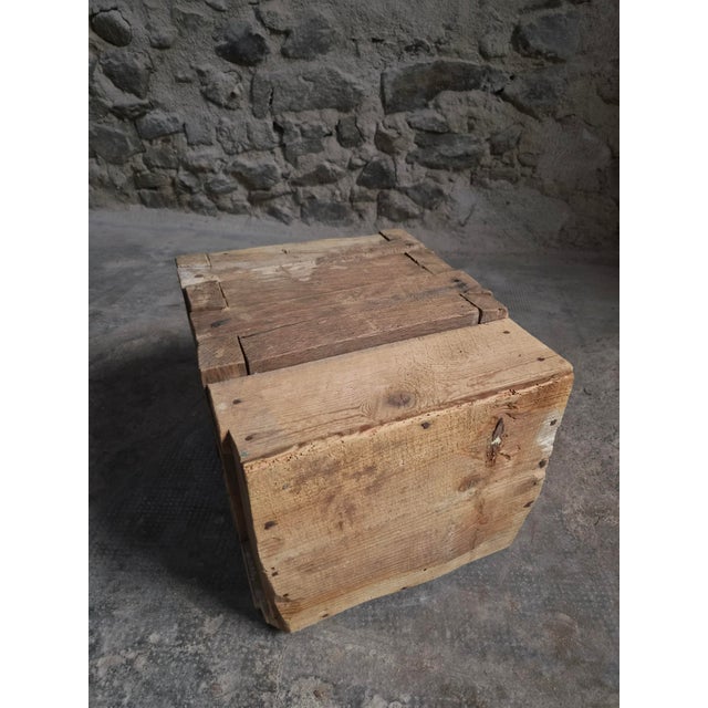 Antique French Oak Strongbox Cabinet, 1850 For Sale - Image 9 of 17