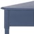 Spritely Home Gomez 1 Drawer 1 Shelf Corner Table in Blue For Sale - Image 4 of 9