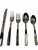 Metal Vintage Gorham Aureate Collection Gold Accent Flatware Service for 12 - With Chest - 68 PCS Total For Sale - Image 7 of 8