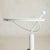 Vintage French Postmodern White Metal + Marble Adjustable Side Table For Sale - Image 11 of 11