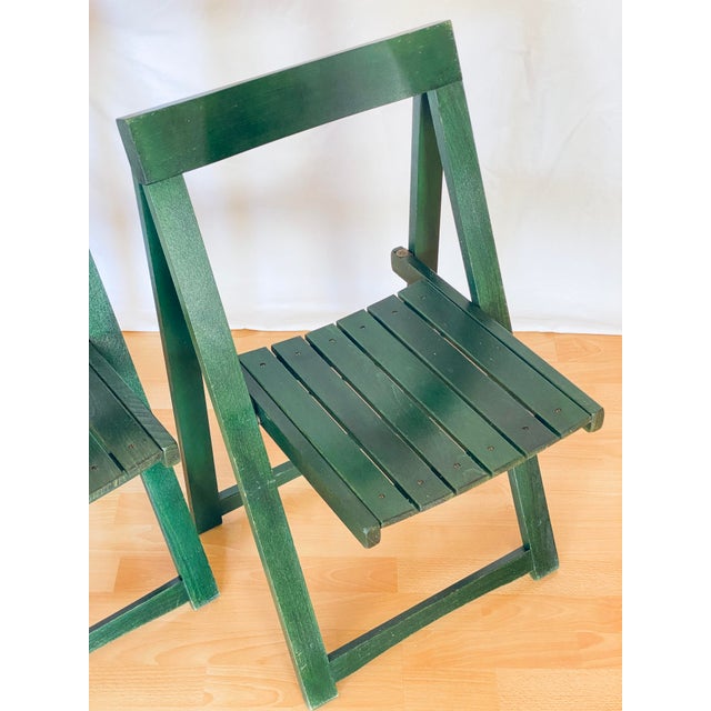Folding Chairs attributed to Aldo Jacober and Alberto Bazzani, Set of 2 For Sale - Image 17 of 18