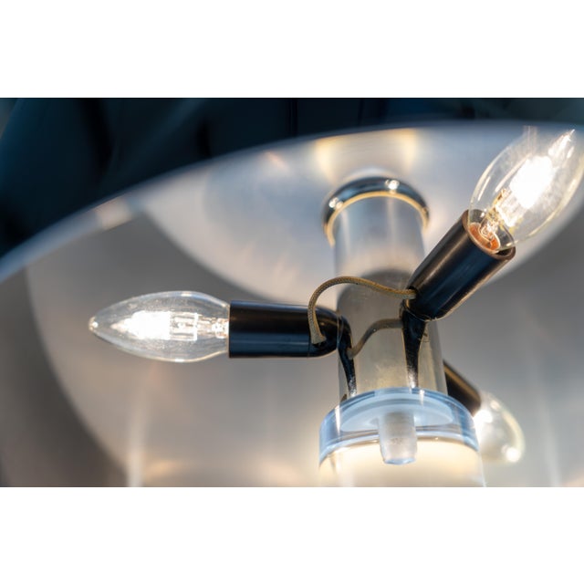 Acrylic Glass Table Lamps by Luigi Massoni for Guzzini, Italy, 1970s, Set of 2 For Sale - Image 10 of 11