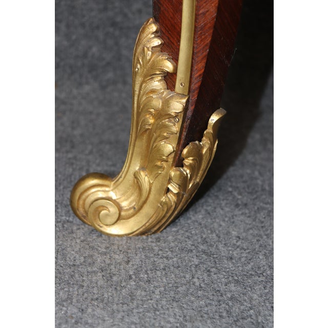 Palatial 19th C. Louis XV Bronze Mounted Figural Marble Top Commode by Rosel For Sale - Image 11 of 15