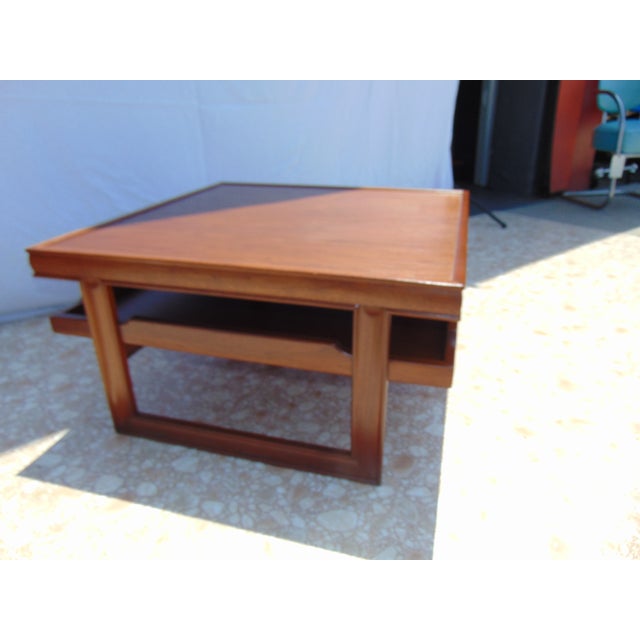 Refinished Square John Keal Coffee Table For Sale In Los Angeles - Image 6 of 11