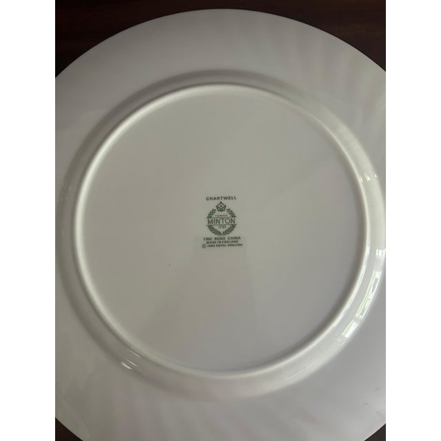 English Late 20th Century Minton Chartwell Fine Bone China Plates (6) For Sale - Image 3 of 6