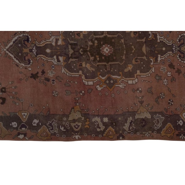 Vintage Turkish Konya Rug 5'1'' X 8'4'' For Sale In Philadelphia - Image 6 of 11