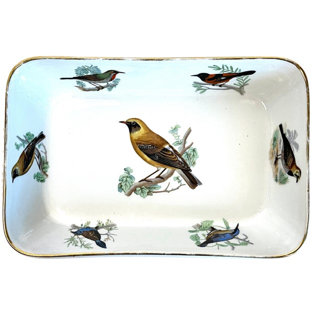 Ceramic Early 20th Century Le Faune Birds Lourioux Fire Proof French Porcelain Casseroles - Set of 4 For Sale - Image 7 of 18