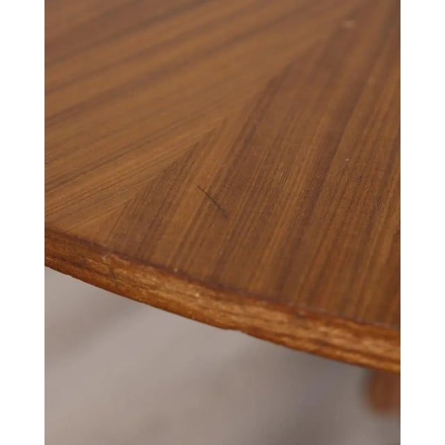 Vintage Round Wooden Table by Carlo Ratti for Lissoni, 1960s For Sale - Image 12 of 13