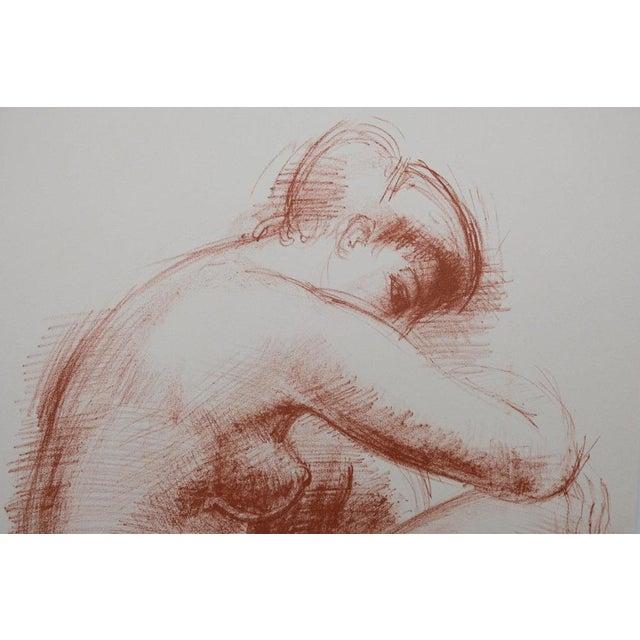 Modern Antoniucci Volti, Femme timide (Nude), Lithograph For Sale - Image 3 of 6