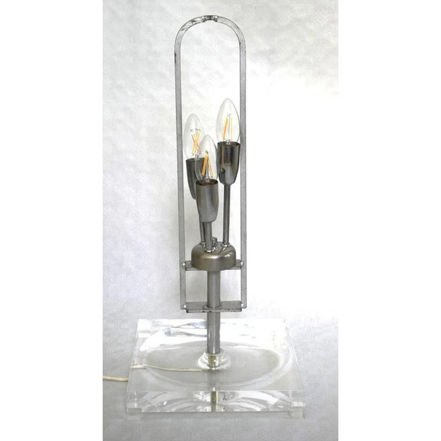 Large Capiz Lotus Ball Table Lamp from Rausch, 1960s For Sale - Image 9 of 11