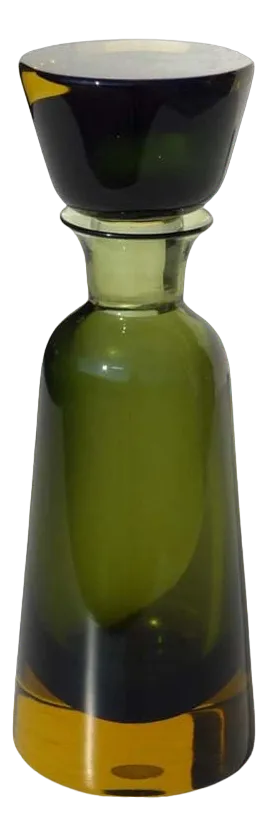 Sommerso Murano Glass Bottle by Flavio Poli for Seguso, 1950s