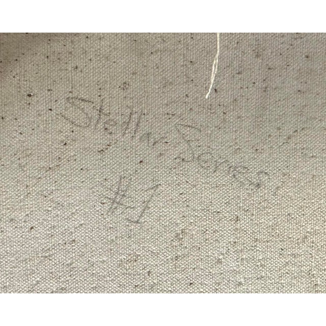 Textile “Stellar Series #1” Oil on Canvas Painting by Robert W. Davis For Sale - Image 7 of 7