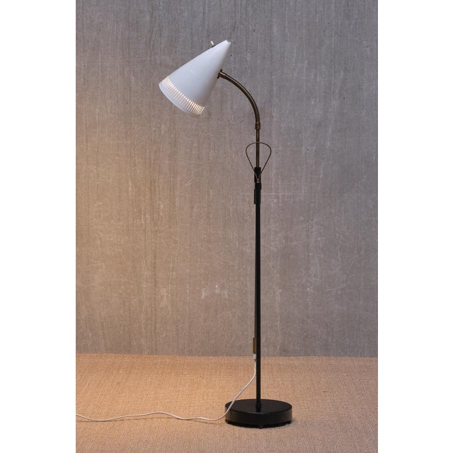 Black Vintage Swedish Adjustable Model 7070 Floor Lamps from Falkenbergs Belysning, 1960s, Set of 2 For Sale - Image 8 of 18
